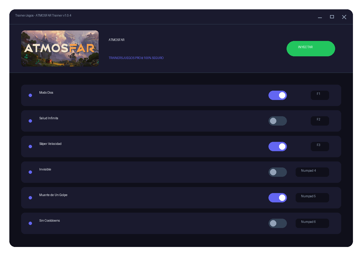 ATMOSFAR — exploração