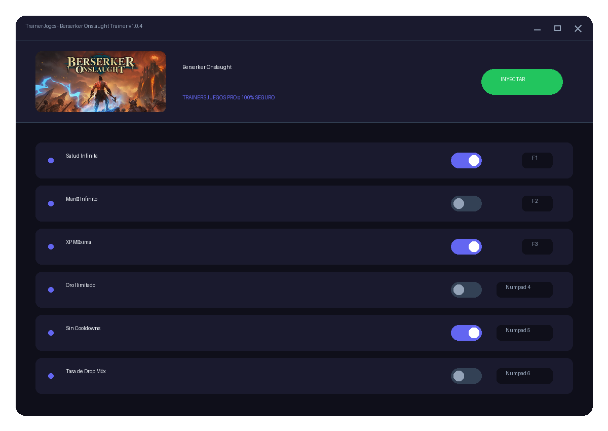 Berserker Onslaught — exploração