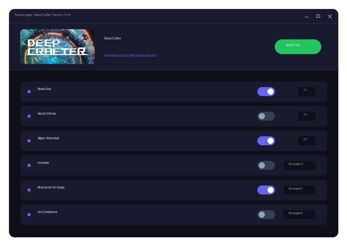 Deep Crafter — exploração