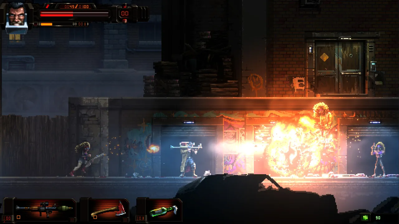 HUNTDOWN: OVERTIME — gameplay