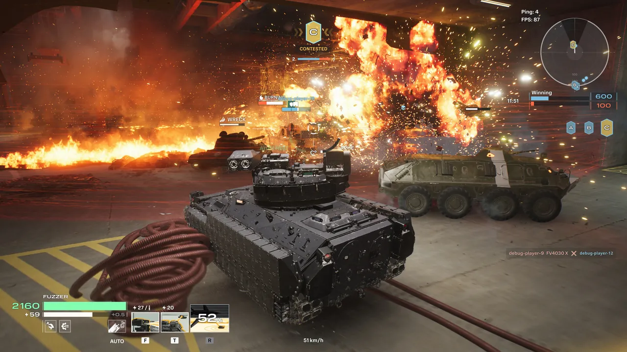 World of Tanks: HEAT — vista do cenário