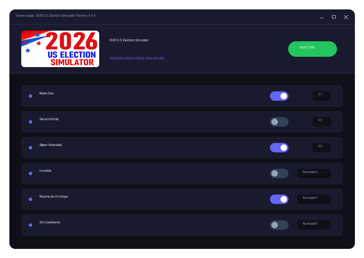 2026 U.S. Election Simulator — exploração