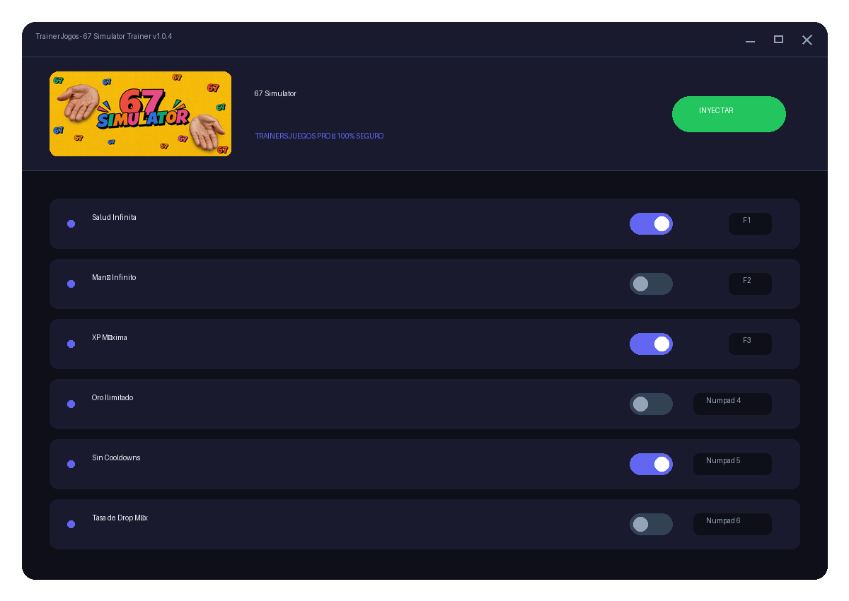 67 Simulator — cena da história
