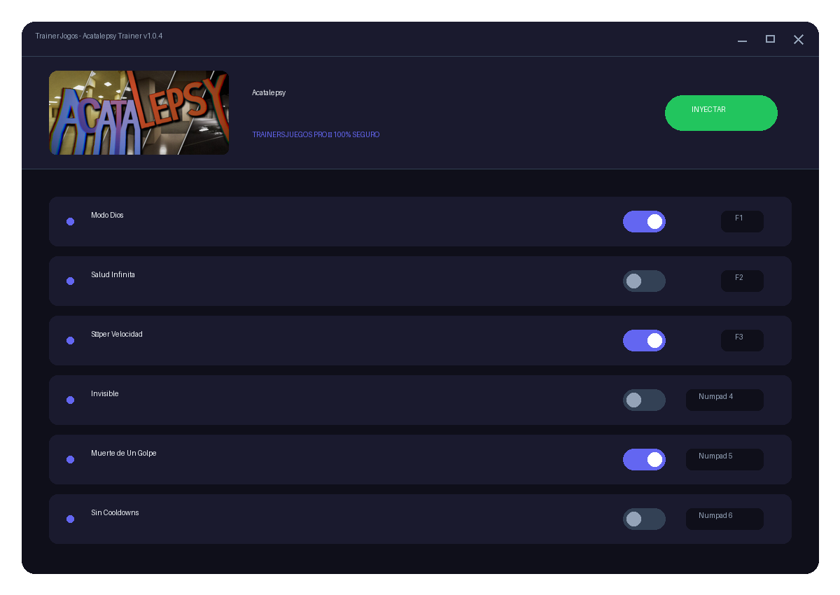 Acatalepsy — combate no jogo