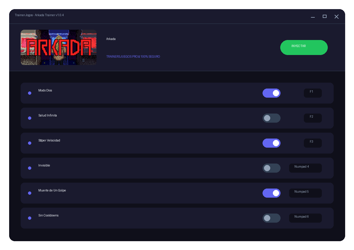 Arkada — exploração