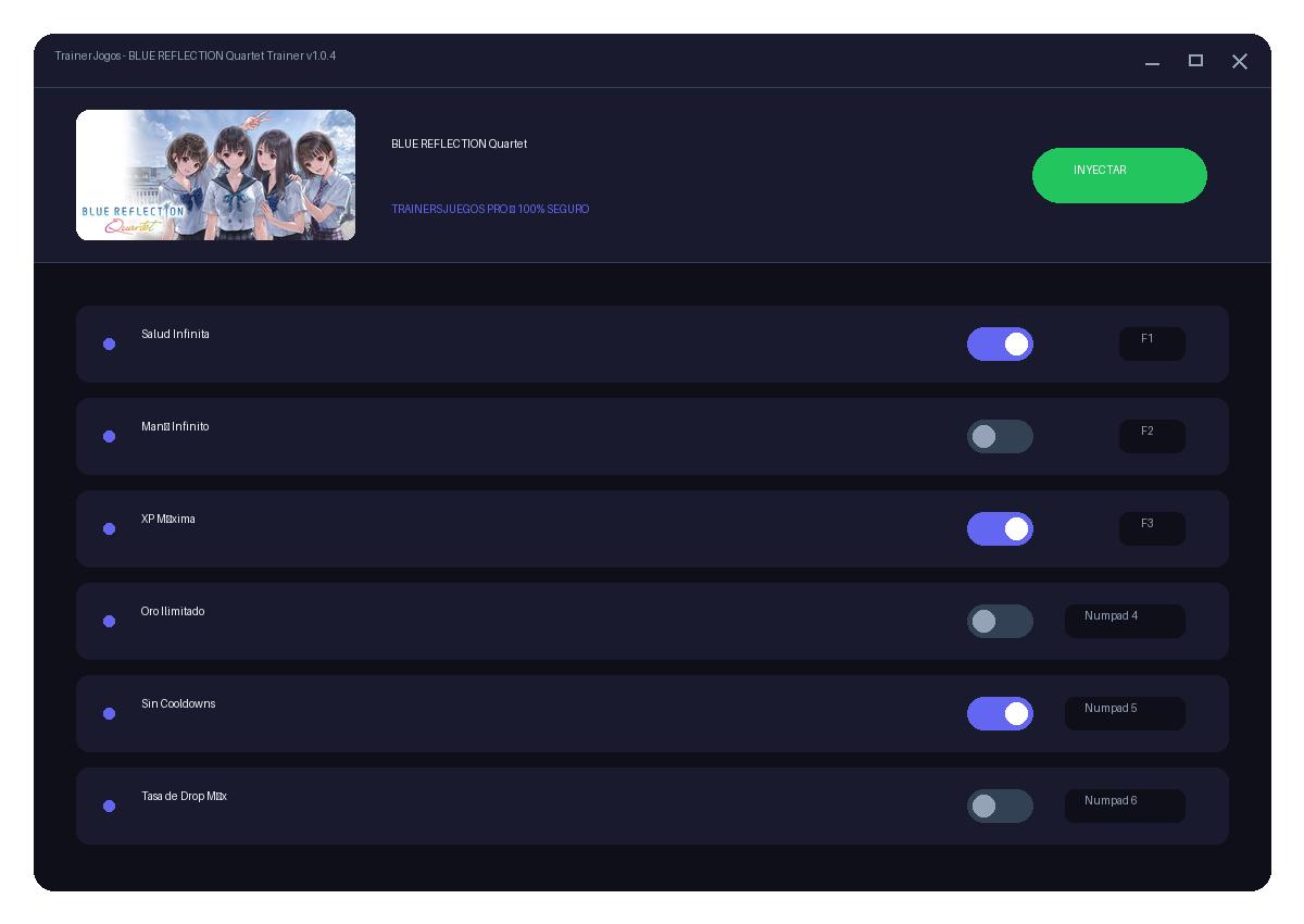 BLUE REFLECTION Quartet — cena da história