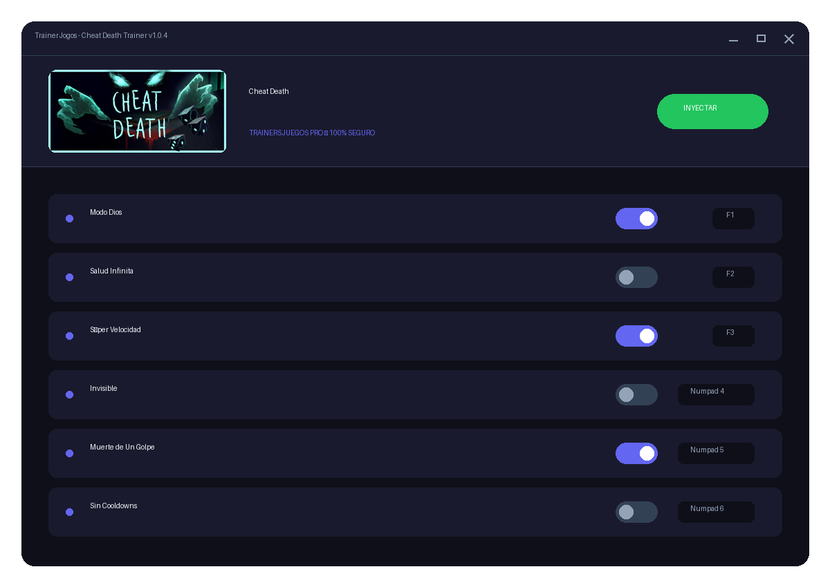 Cheat Death — combate no jogo