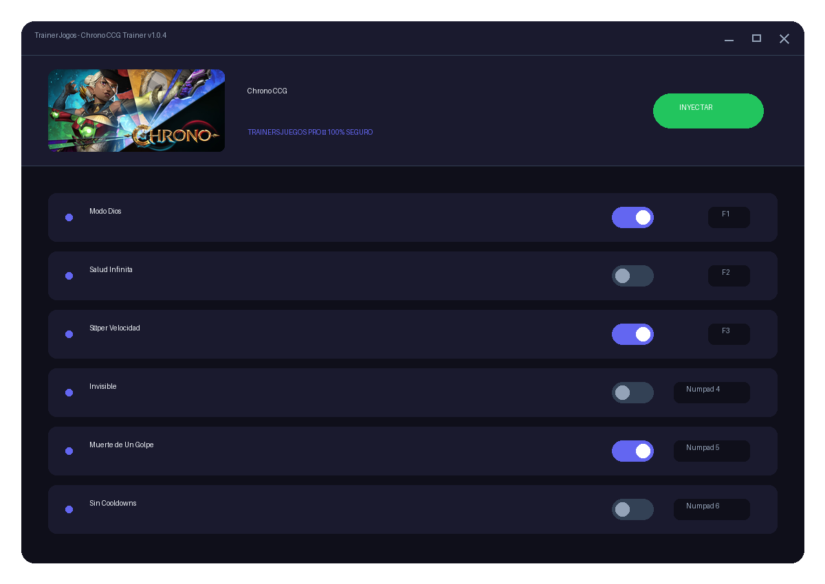 Chrono CCG — combate no jogo