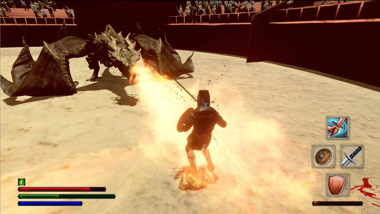 Dark Age Gladiator — cena da história
