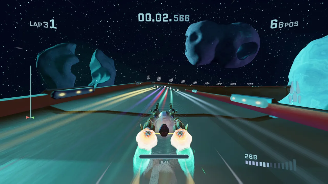 Dart Racer — cena da história
