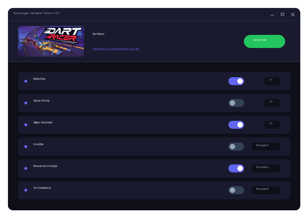 Dart Racer — exploração