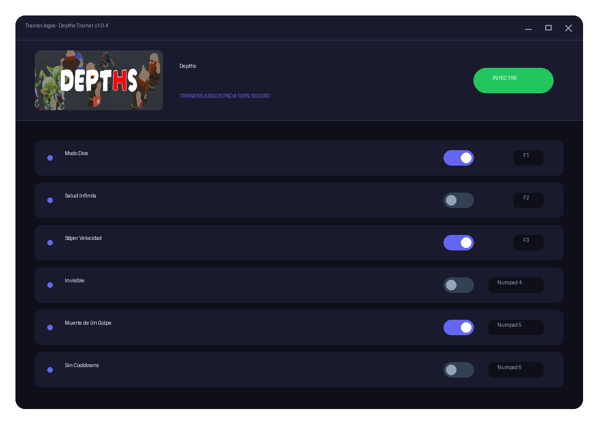 Depths — combate no jogo