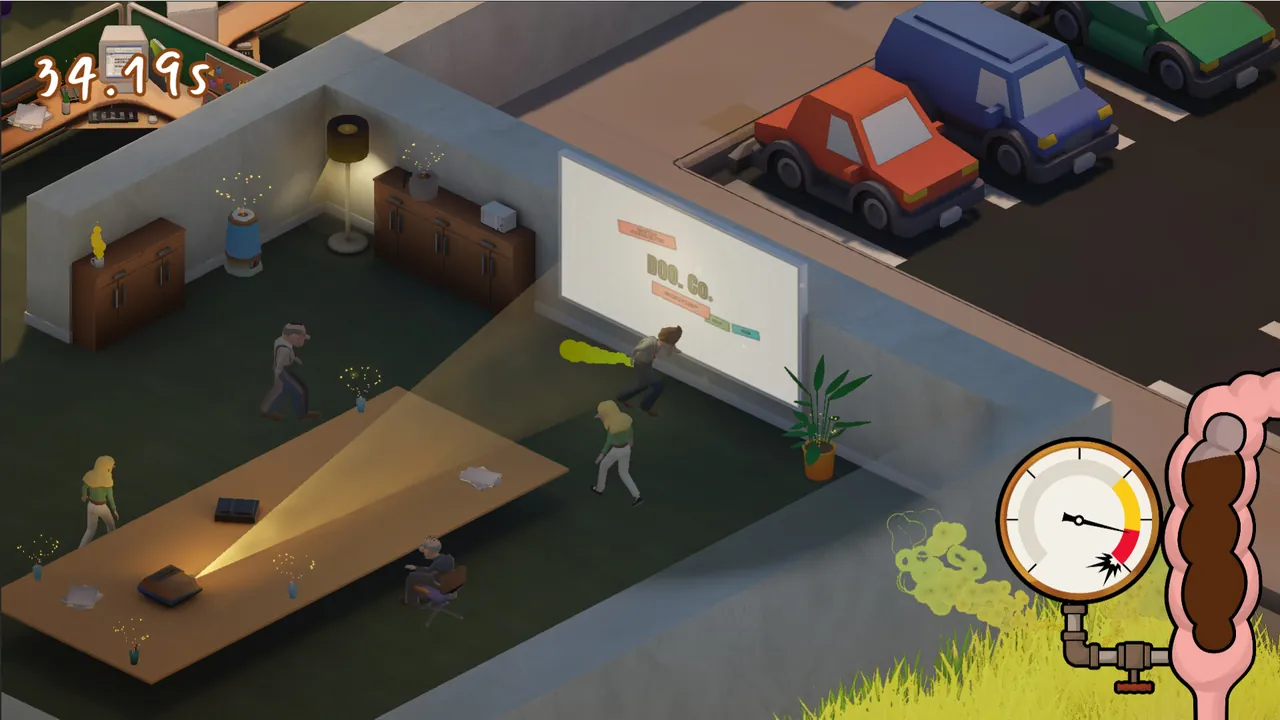 Doo 'N' Dash — cena da história