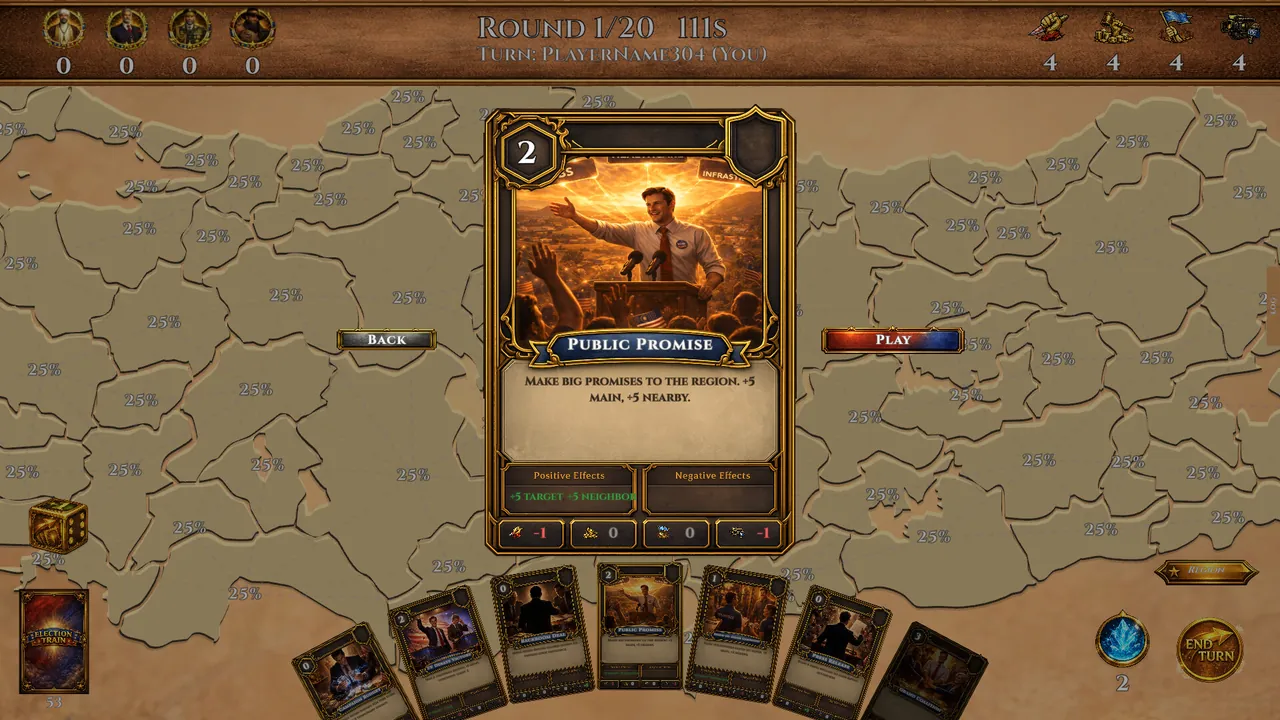 Election Train — gameplay