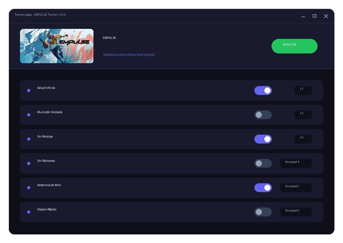 EMPULSE — combate no jogo