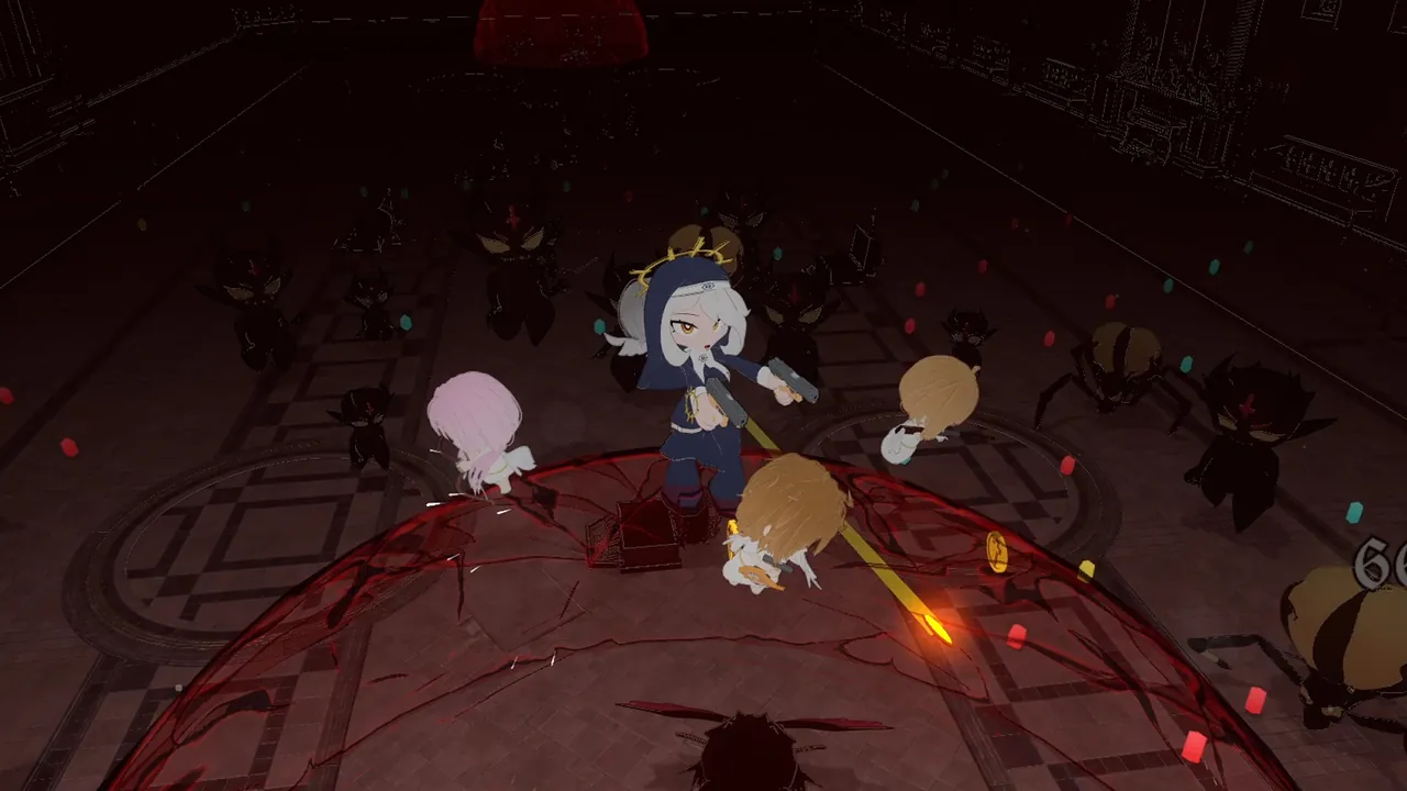 Flock of the Seraphim — combate no jogo