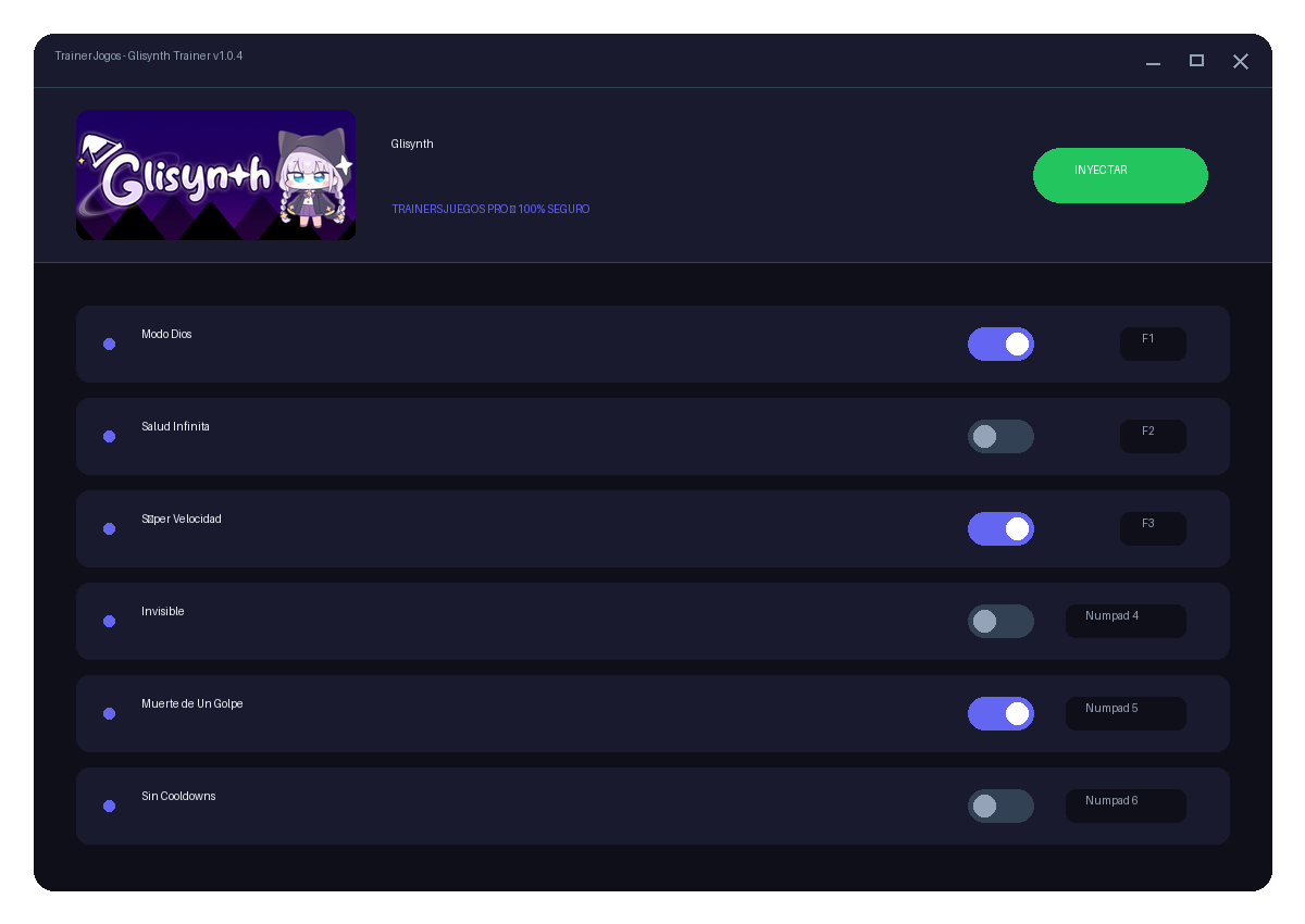 Glisynth — combate no jogo