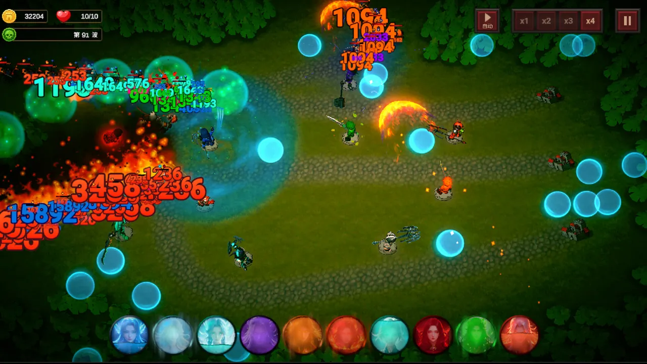 Guerra da Magia Elemental — gameplay