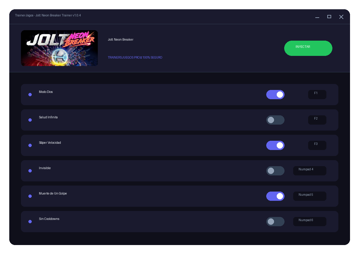 Jolt: Neon Breaker — vista do cenário