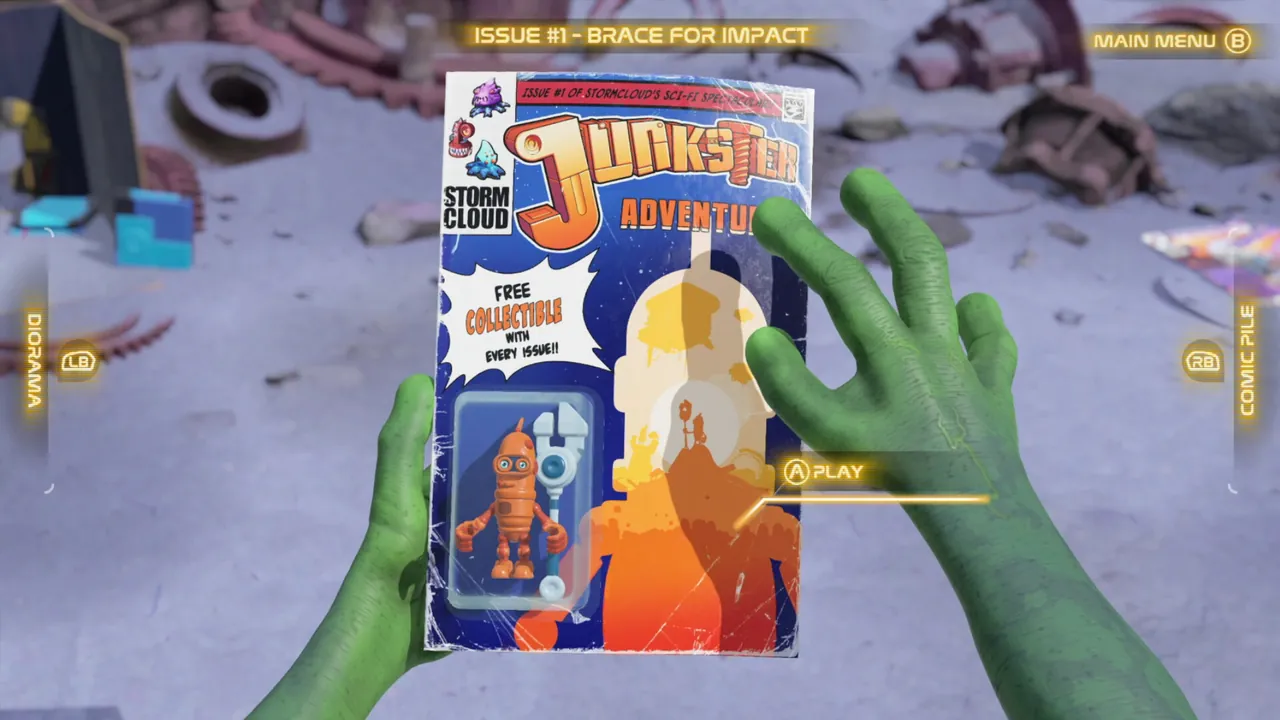 Junkster — vista do cenário