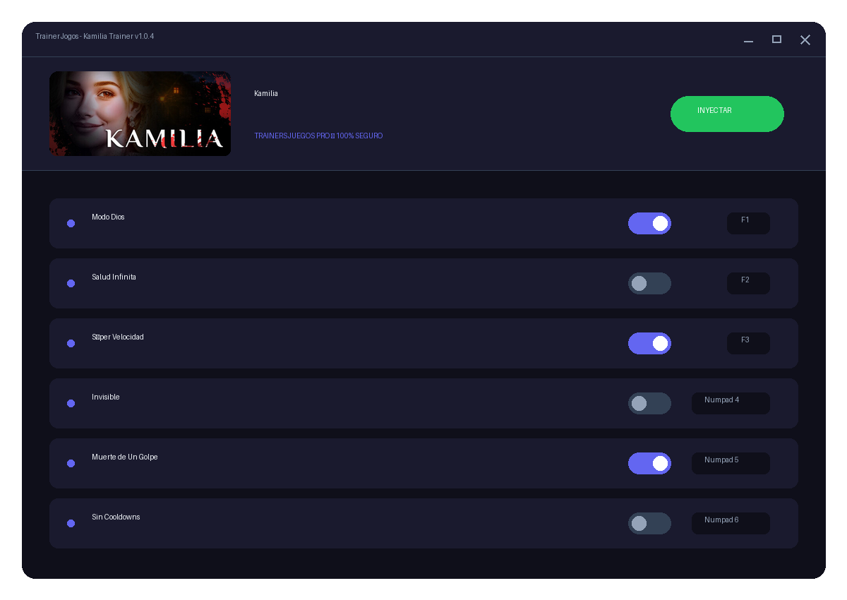 Kamilia — exploração