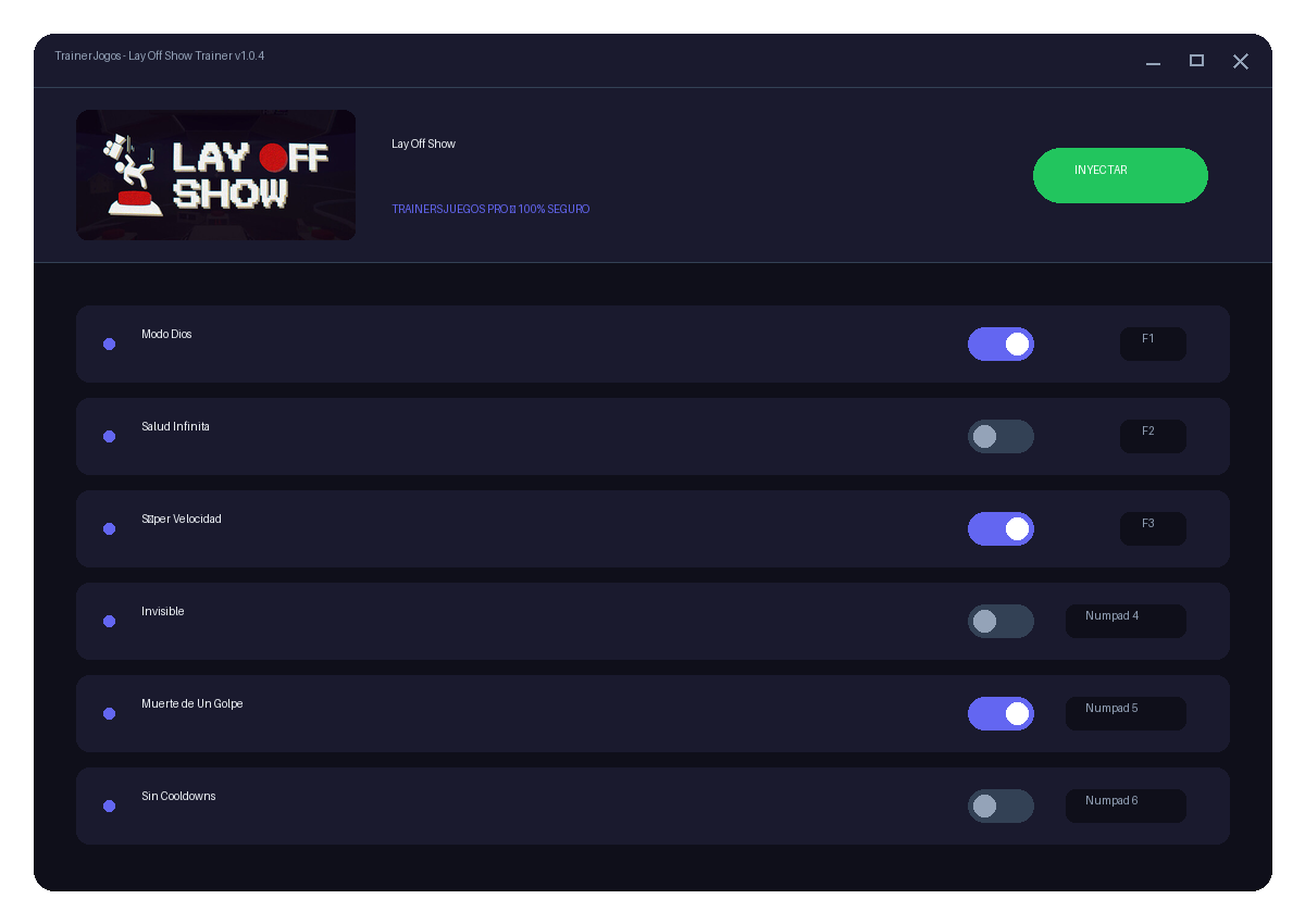 Lay Off Show — cena da história