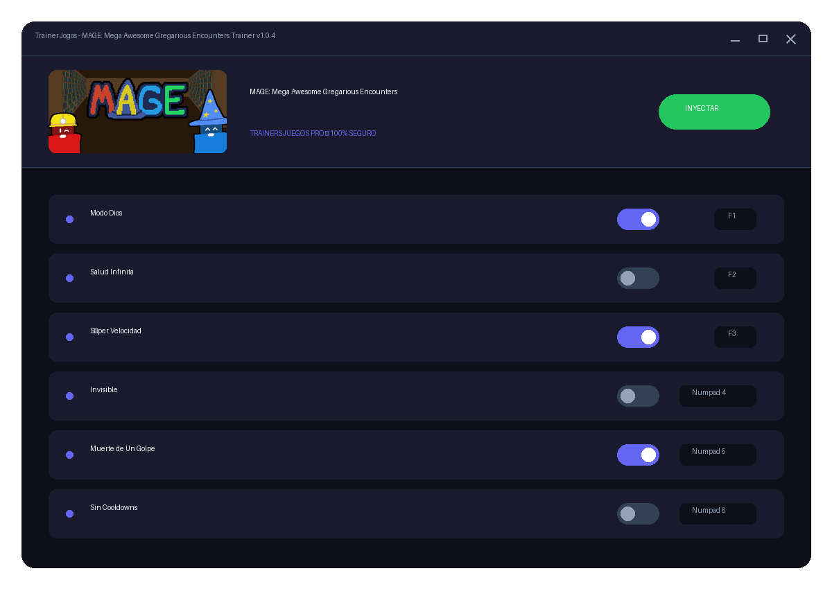 MAGE: Mega Awesome Gregarious Encounters — exploração