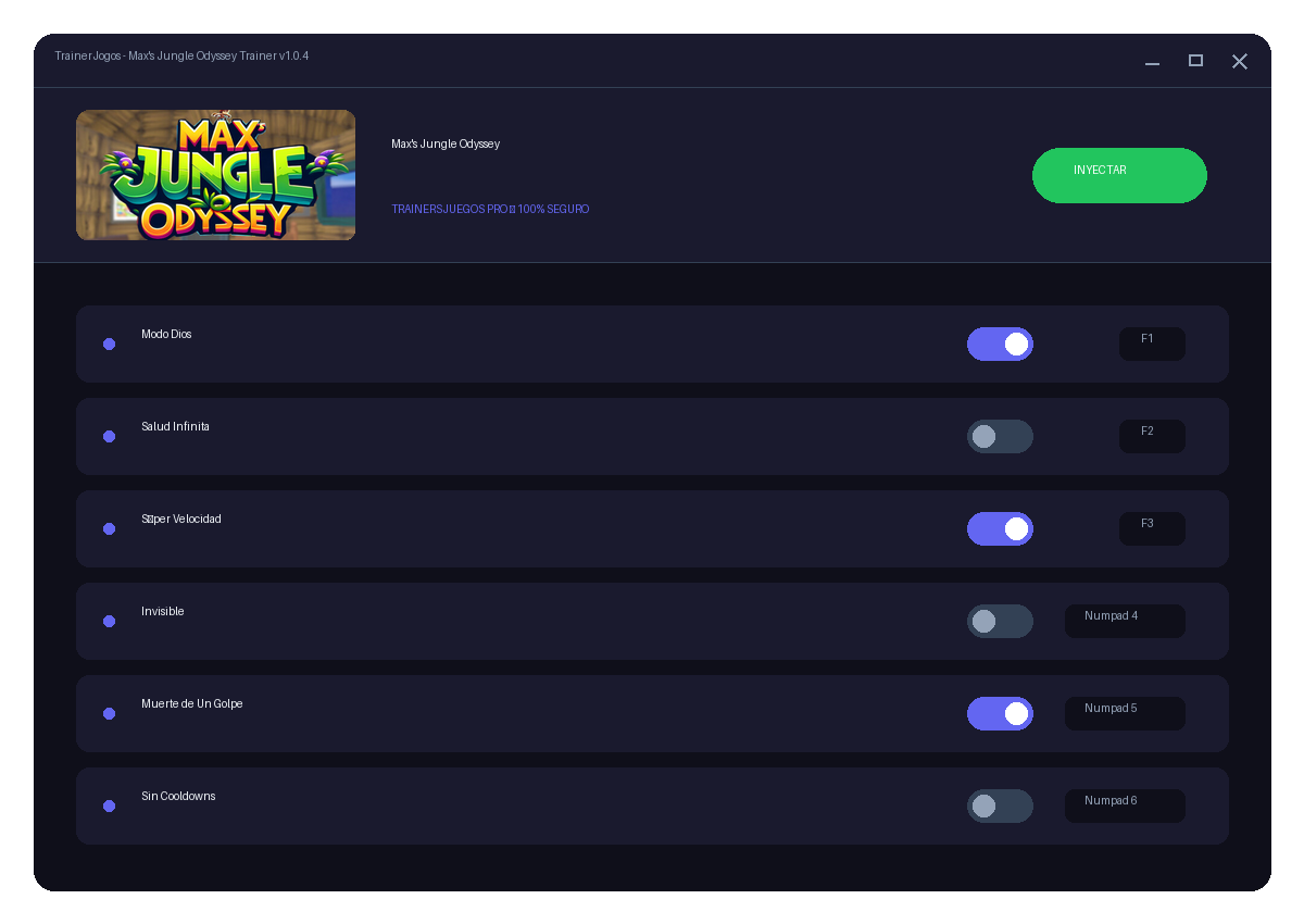Max's Jungle Odyssey — combate no jogo