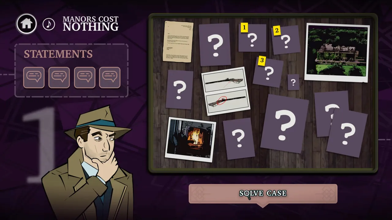 Mini Murder Mysteries — exploração