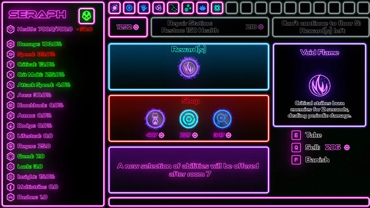 Neon Pulsefire — vista do cenário