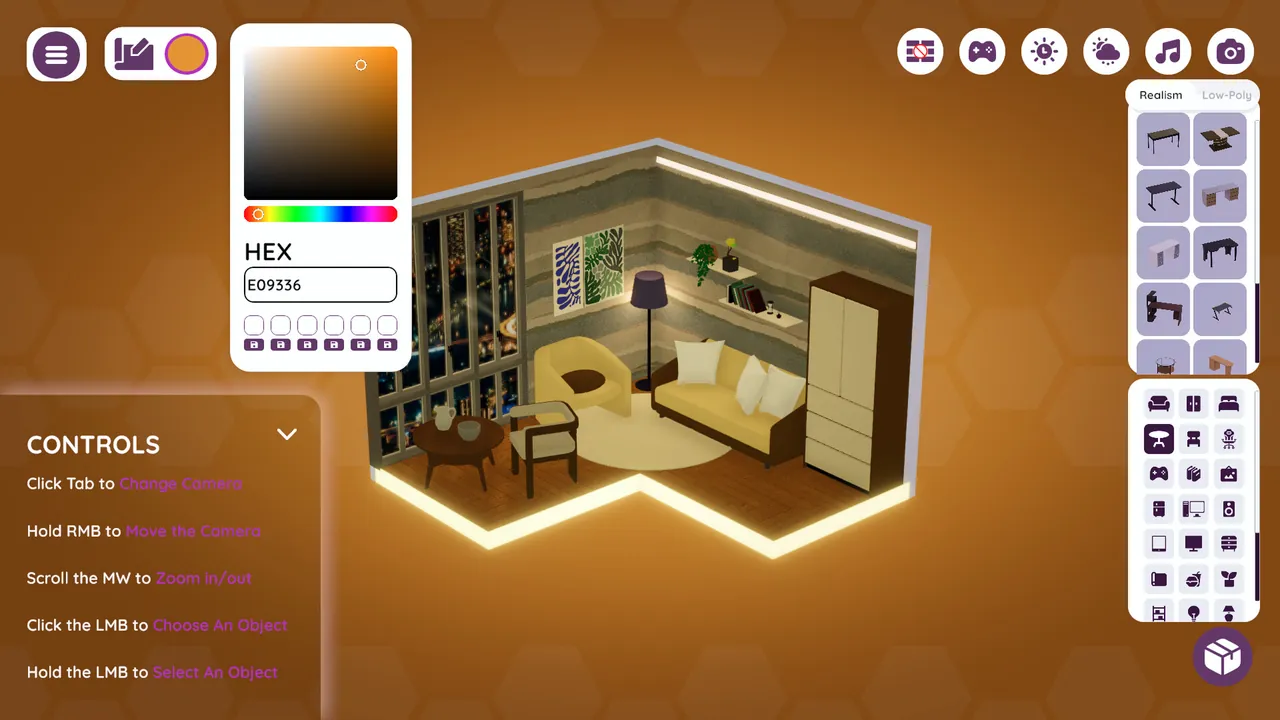 Nestify: Cozy Design — exploração