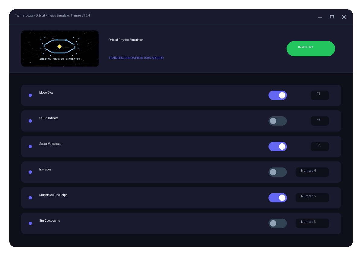 Orbital Physics Simulator — cena da história