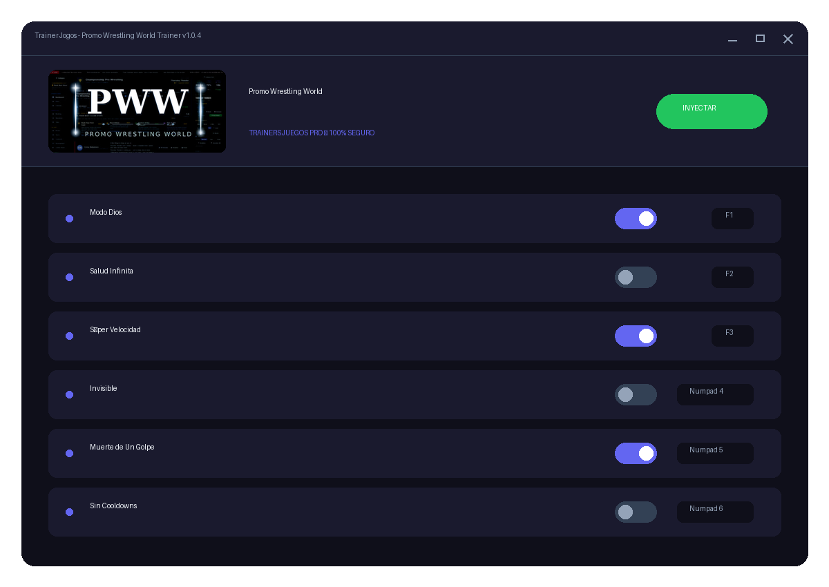 Promo Wrestling World — combate no jogo