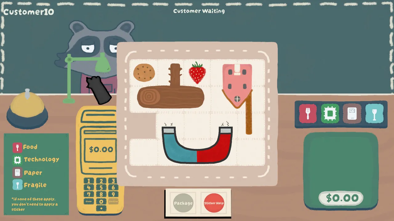 Raccoon Packer: A Cozy Puzzle Game — exploração
