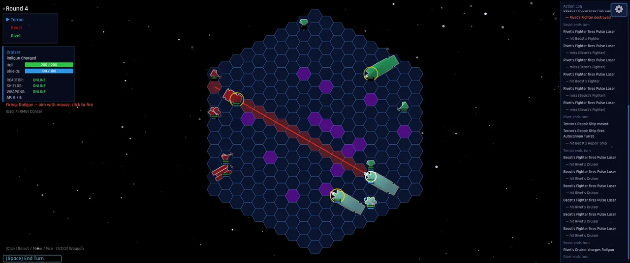 Reactor Critical — combate no jogo