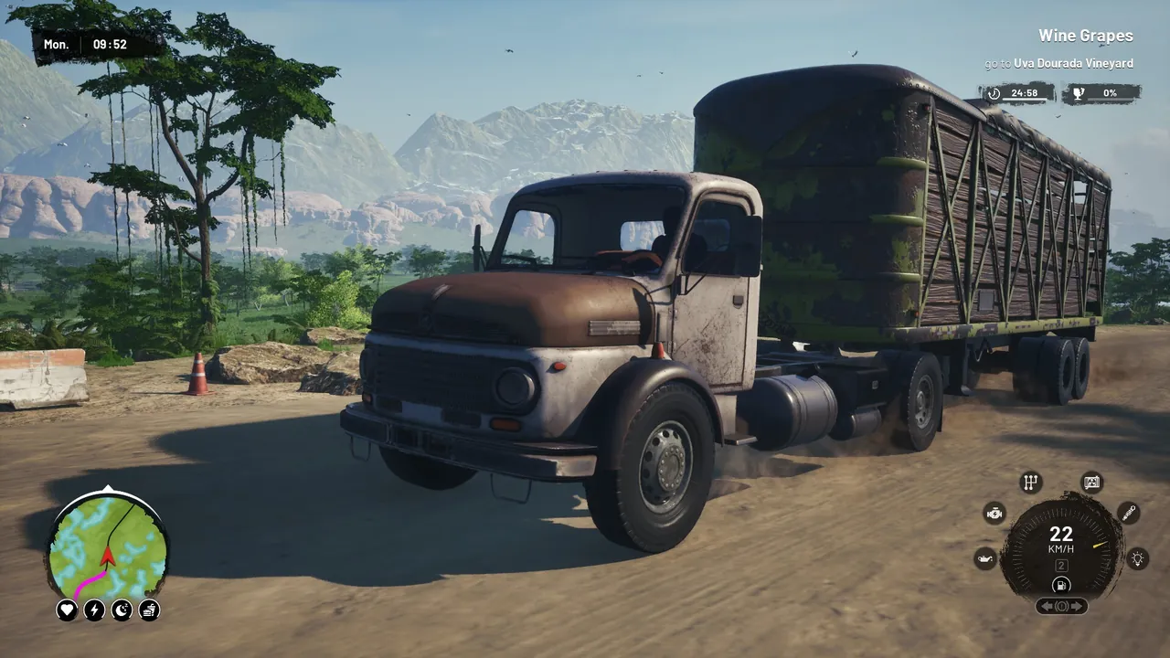 Road Truckers: New Beginning — combate no jogo