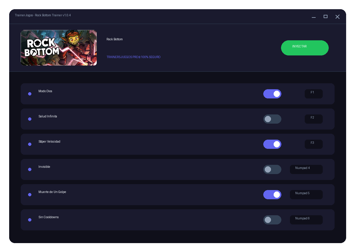 Rock Bottom — combate no jogo