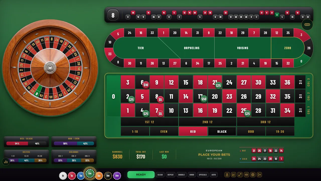 Roulette Salon - The Ultimate Casino Roulette Simulator — gameplay