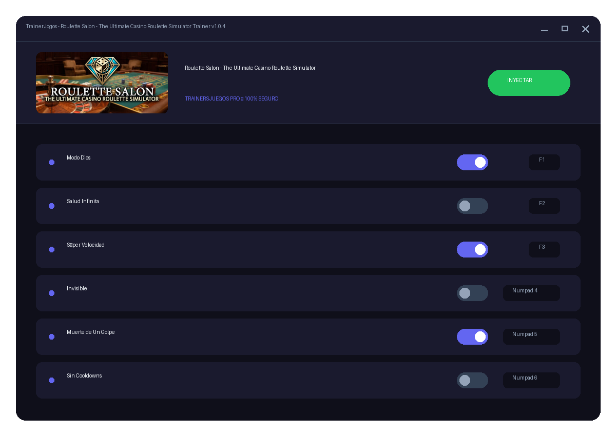 Roulette Salon - The Ultimate Casino Roulette Simulator — vista do cenário
