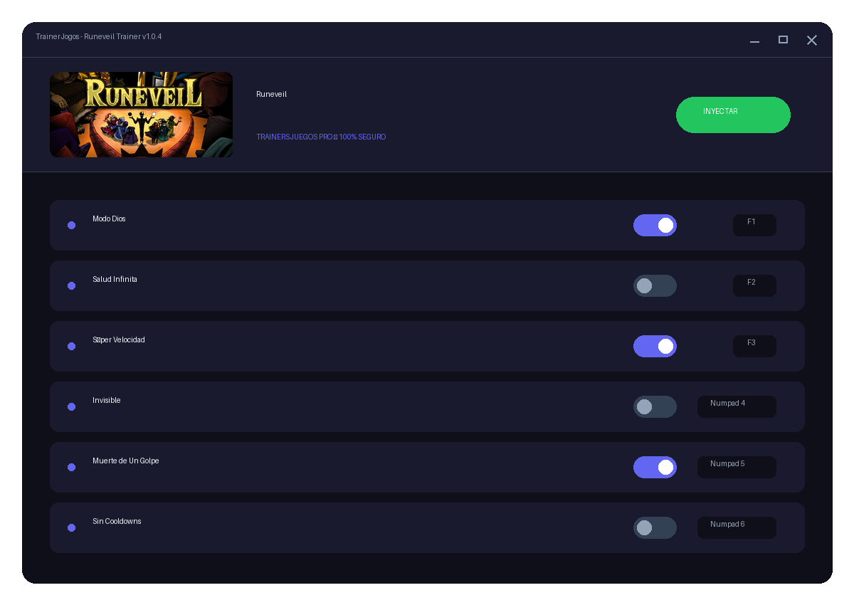Runeveil — vista do cenário