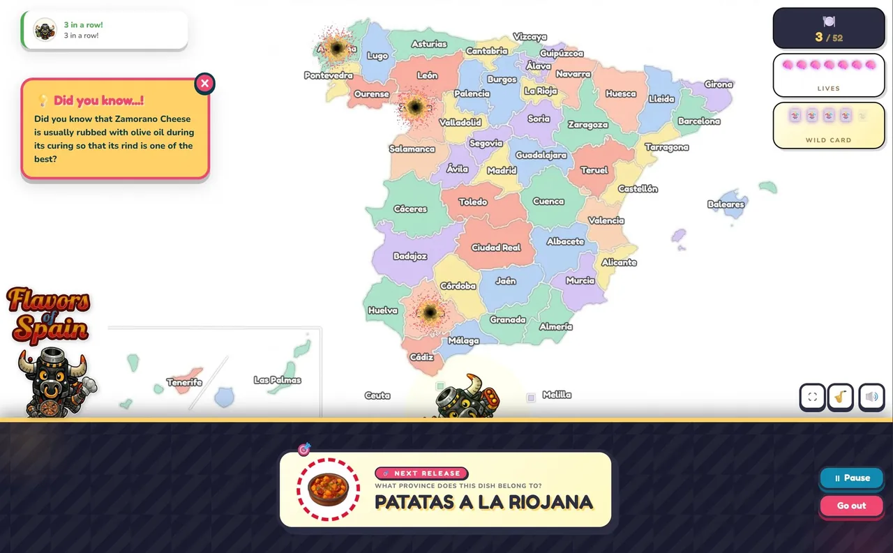 Sabores da Espanha — gameplay
