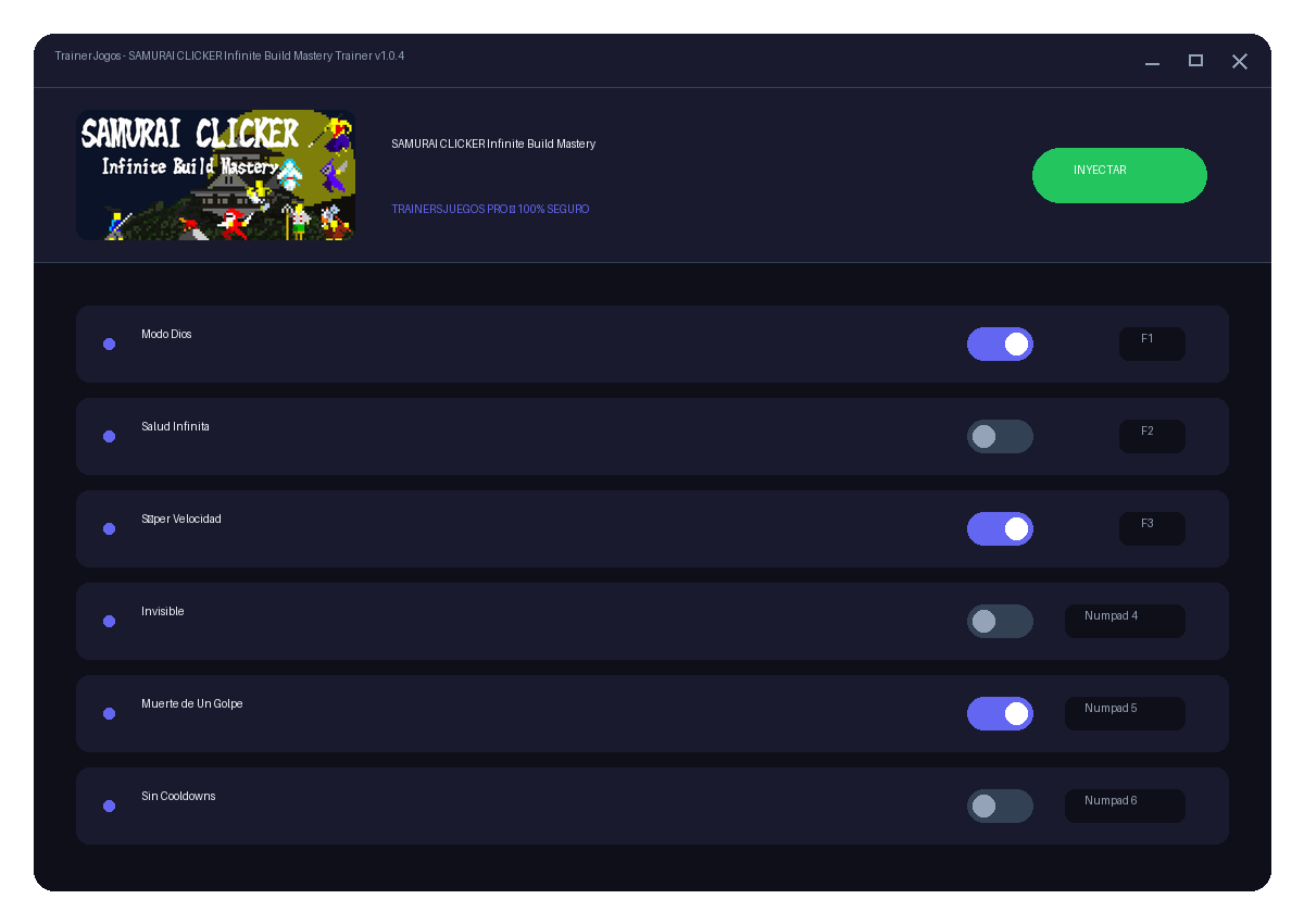 SAMURAI CLICKER Infinite Build Mastery — combate no jogo