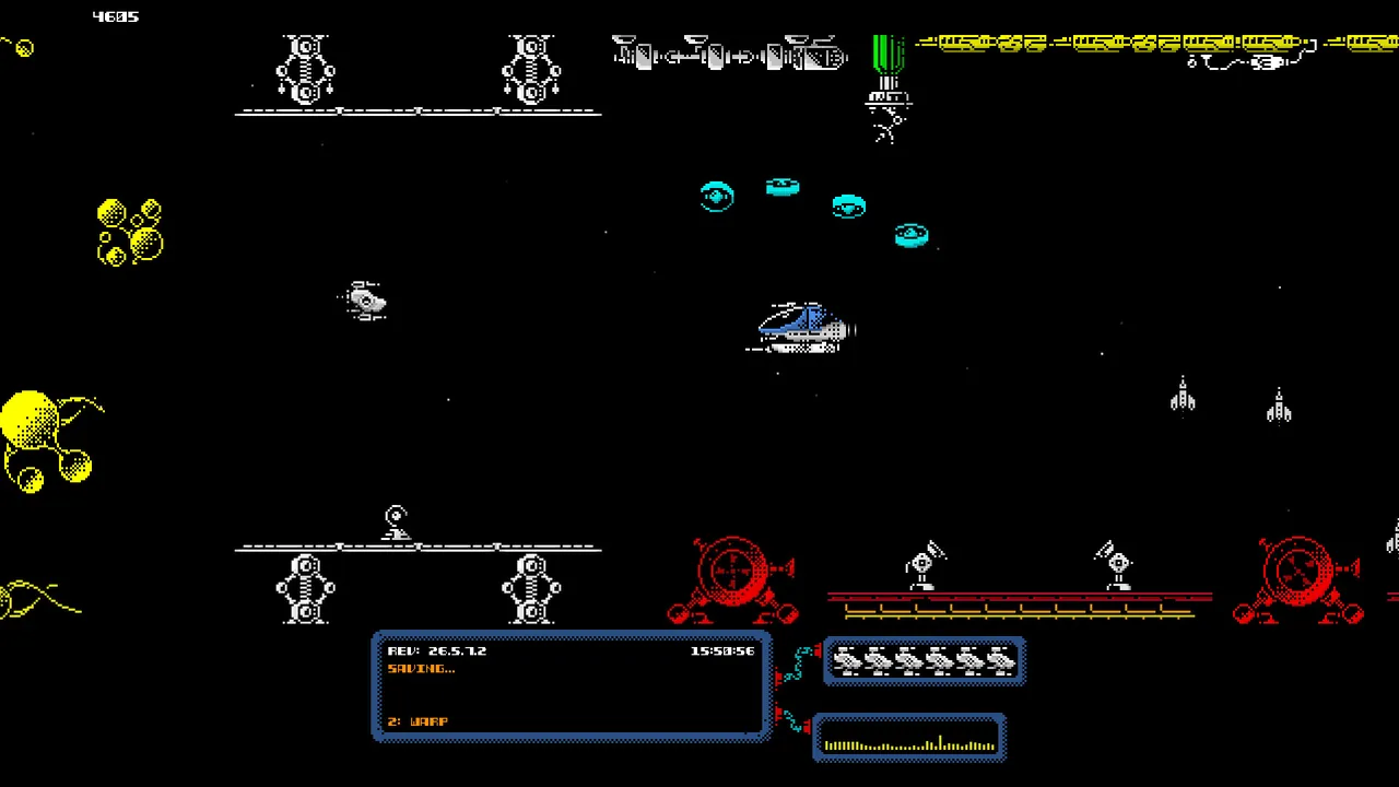 Space Warpster — vista do cenário