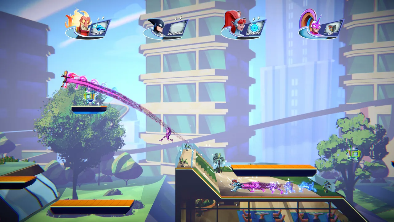SpeedRunners 2: King of Speed — combate no jogo