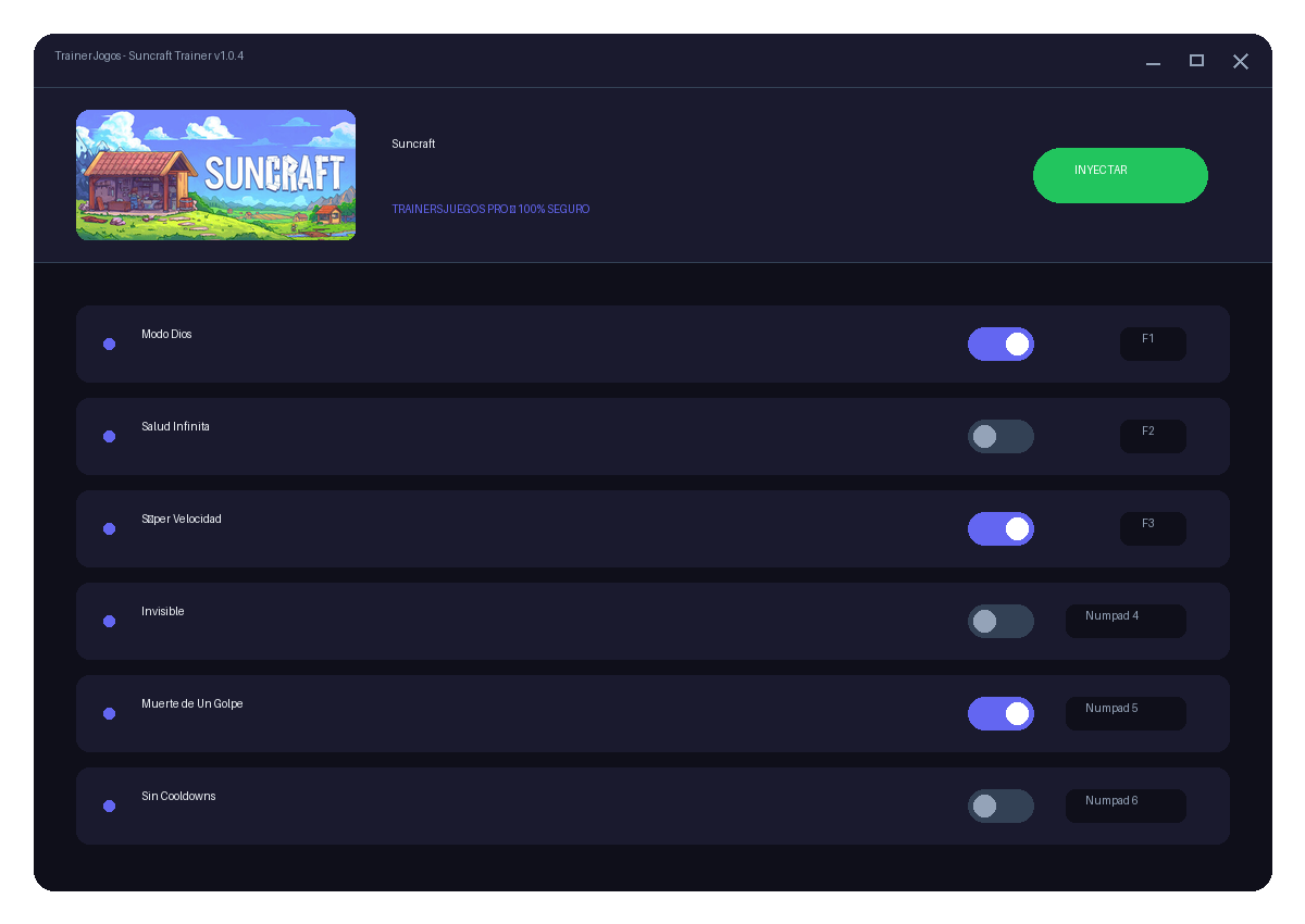 Suncraft — combate no jogo