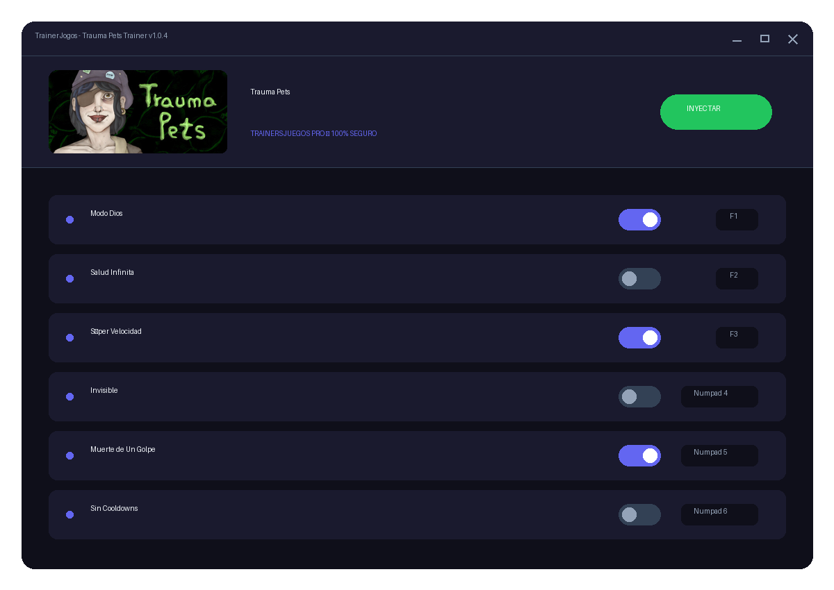 Trauma Pets — exploração