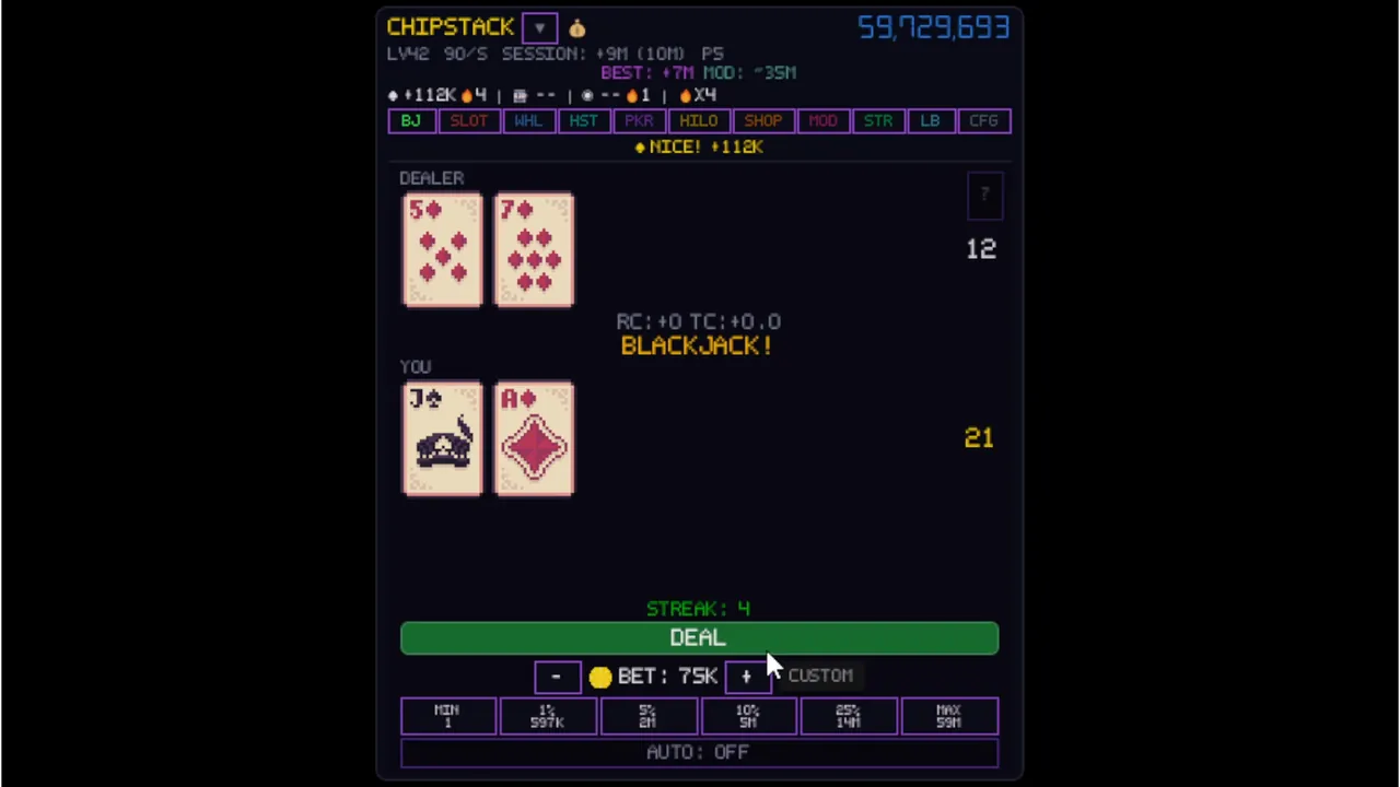 CHIPSTACK — cena da história