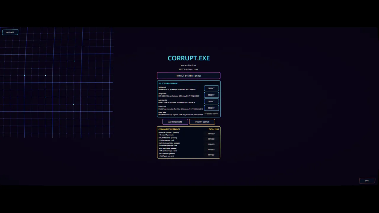 CORRUPT.EXE — gameplay