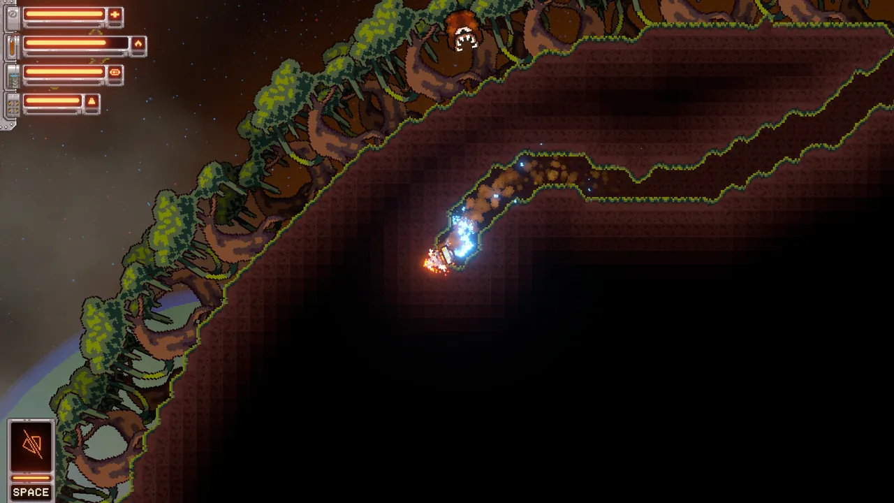 Cosmodrill — combate no jogo