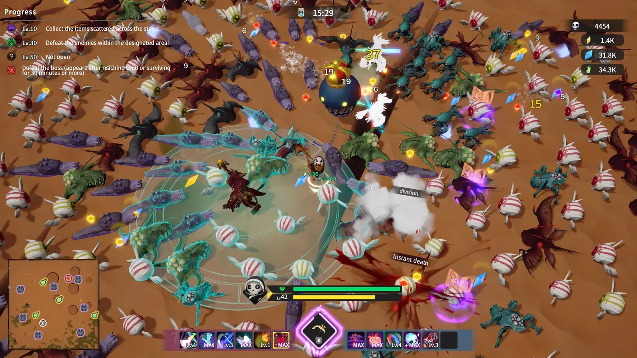 Dark Reaper Shoots! 2 — combate no jogo